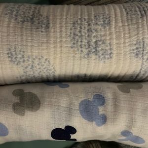 Aden and Anais Mickey Mouse swaddles